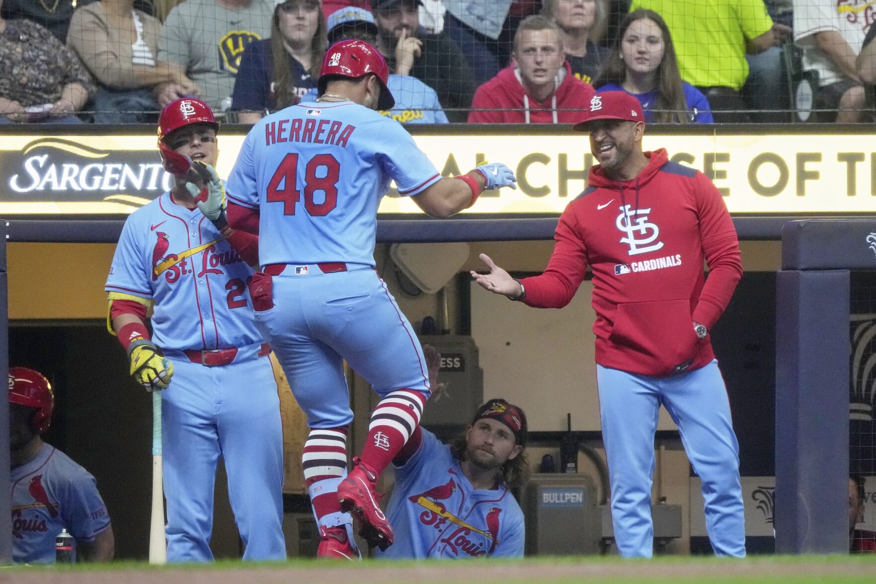 Cardinals Brewers Baseball